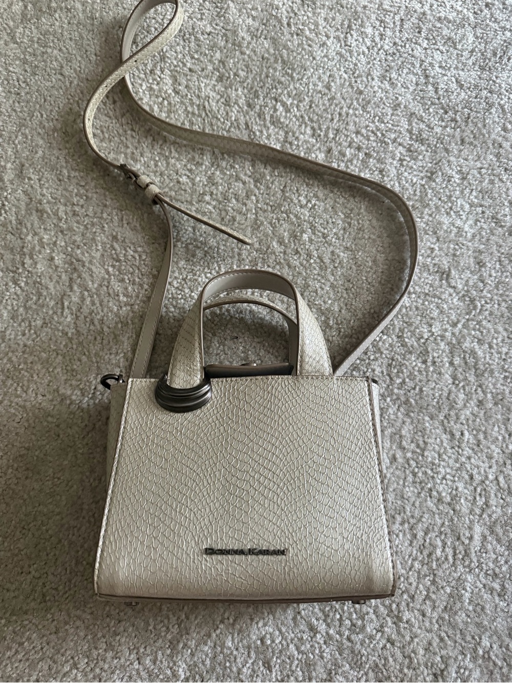 Donna Karan NY Hewlett Mini Snake Crossbody